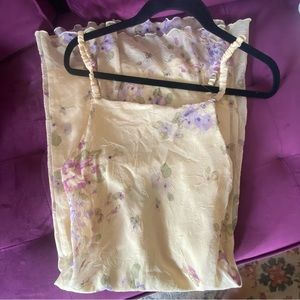 Floral Fairy Yellow Midi Dress by City of Triangles